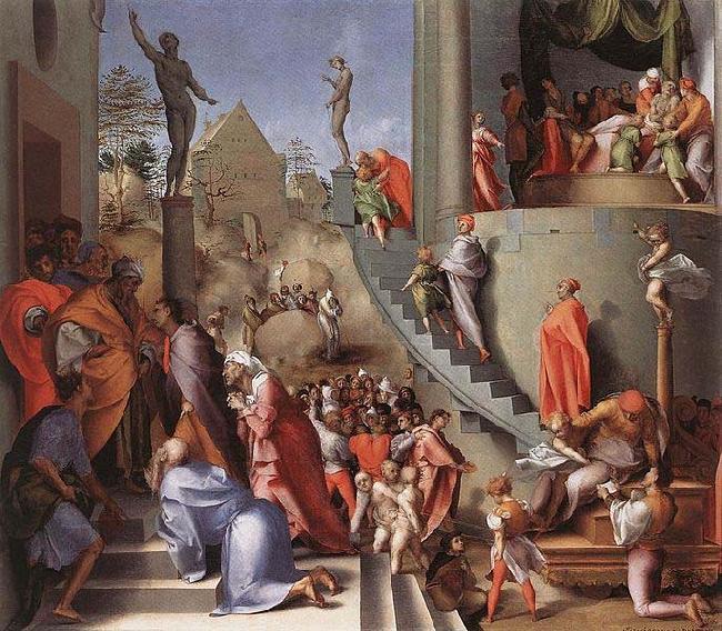 Jacopo Pontormo Joseph in Egypt oil painting image
